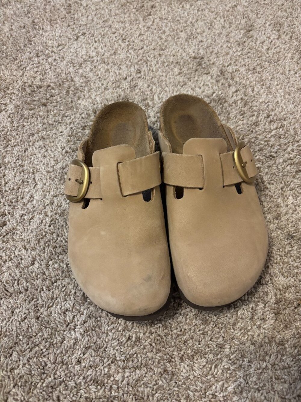 Birkenstock Big Buckle Clog in Sandcastle